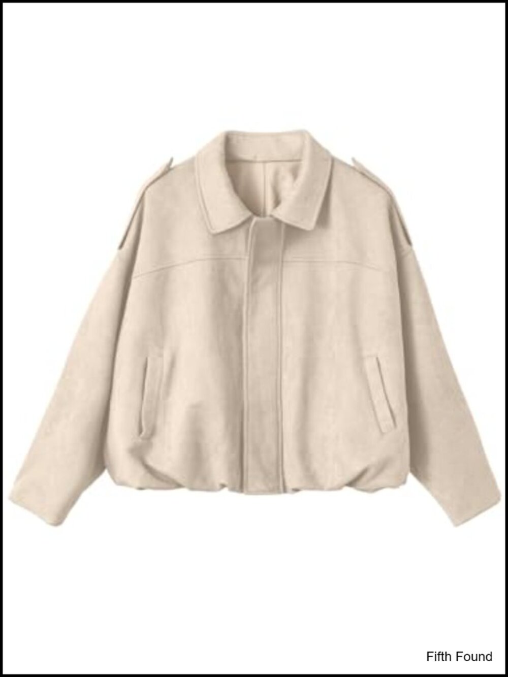 Faux Suede Cropped Bomber Jacket Stretch Metal Zipper Pockets